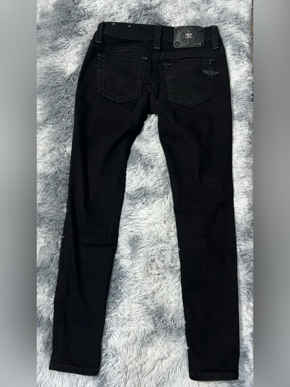 Miss Me Black Women's Low Rise Skinny Jeans 25